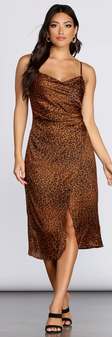 Fashionably Fierce Midi Dress