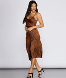 Fashionably Fierce Midi Dress