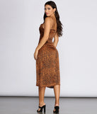 Fashionably Fierce Midi Dress