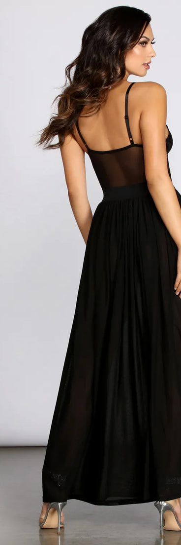 Mesmerizing In Mesh Lace Dress