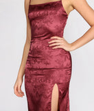Floral Feeling Satin Midi Dress