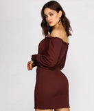 Smock It To Ya Off Shoulder Mini Dress