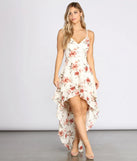 Floral Passion High Low Dress