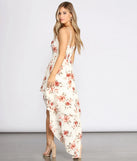 Floral Passion High Low Dress