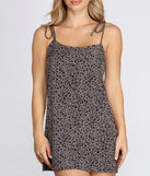 Tied To Spots Mini Dress