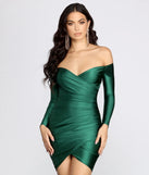 Satin Sweetheart Ruched Mini Dress