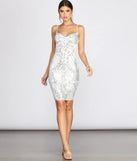 Sultry Sequins Midi Dress