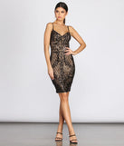 Sultry Sequins Midi Dress