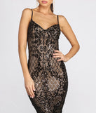 Sultry Sequins Midi Dress