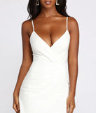 Wrapped In Glam Mini Dress