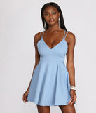 At First Sight Ponte Skater Dress