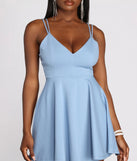 At First Sight Ponte Skater Dress