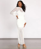 Blissful In Lace Maxi Dress