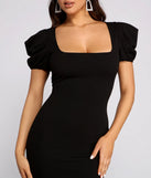 Sweet Moments Puff Sleeve Mini Dress