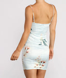 On Cloud Nine Satin Mini Dress