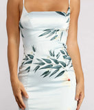On Cloud Nine Satin Mini Dress
