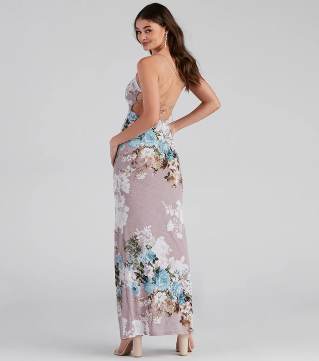 chinese dress ladies The Flor Knit Maxi Dress Xs main image 1