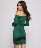 Feelin' Luxe Off-The-Shoulder Mini Dress