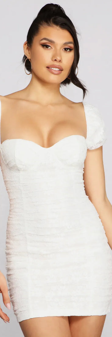 Such A Sweetheart Lace Mini Dress