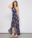 Free-spirited Floral Beauty Sleeveless Maxi Dress