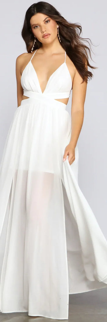 Dionne Formal Cutout Chiffon Dress