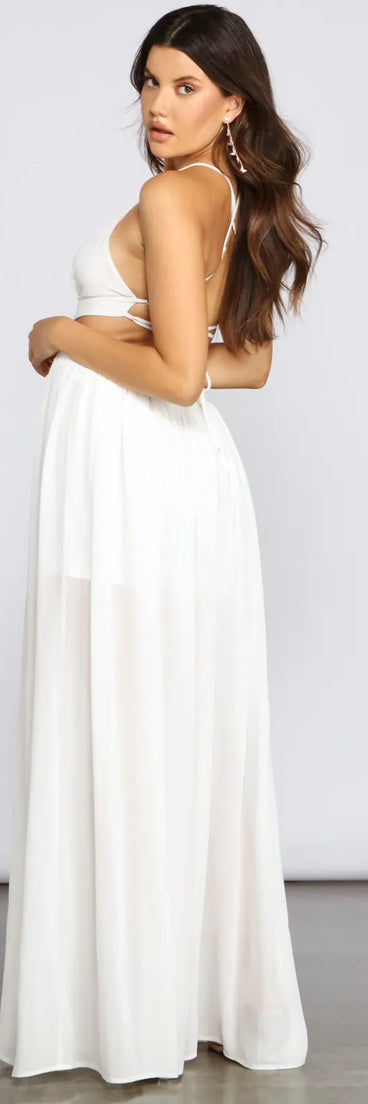 Dionne Formal Cutout Chiffon Dress