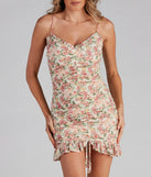 Dreamy And Chic Floral Mini Dress