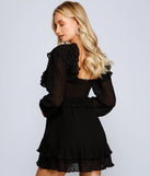Everyday Chic Ruffled Mini Dress