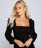 Everyday Chic Ruffled Mini Dress