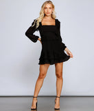 Everyday Chic Ruffled Mini Dress