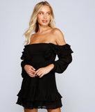 Everyday Chic Ruffled Mini Dress