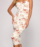 Brunch-Ready Floral Midi Dress