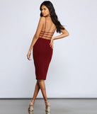 Stylish And Chic Slinky Knit Midi Dress