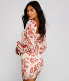 Total Sweetheart Smocked Floral Dress