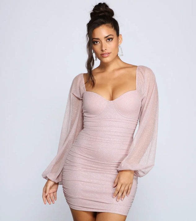 Gorgeous And Glitzy Bodycon Dress