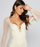 Chic Style Mesh Mini Dress