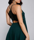 Go With The Flow High-Low Crepe Dress