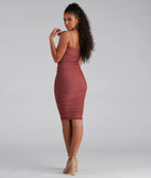 Fab And Flirty Mesh Midi Dress