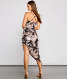 Tropical Dream Asymmetrical Maxi Dress