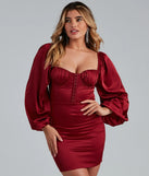 Sweet And Chic Satin Mini Dress