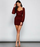 Elevated Glam Ruched Mini Dress