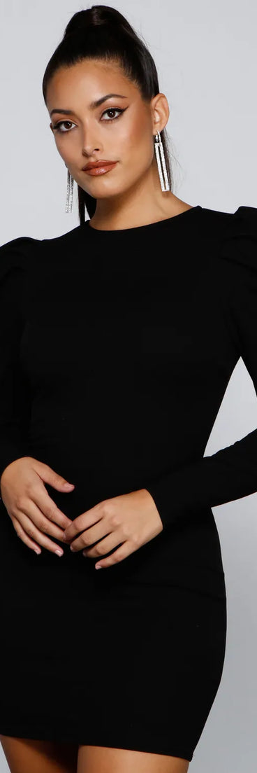 Major Drama Chic Bodycon Mini Dress