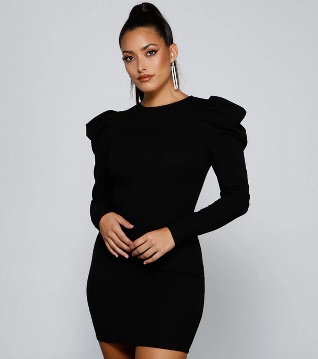 Major Drama Chic Bodycon Mini Dress