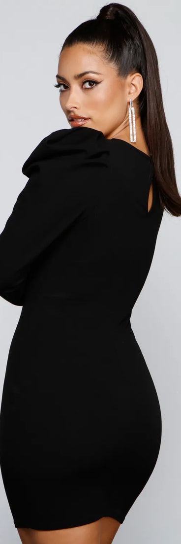 Major Drama Chic Bodycon Mini Dress