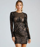 Vintage Glam Sequin Mini Dress