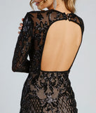 Vintage Glam Sequin Mini Dress