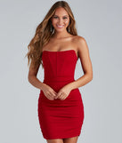 Stunner Status Strapless Mini Dress