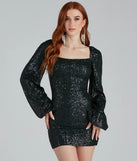 Sparkle Factor Sequin Mini Dress