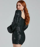 Sparkle Factor Sequin Mini Dress