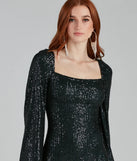 Sparkle Factor Sequin Mini Dress